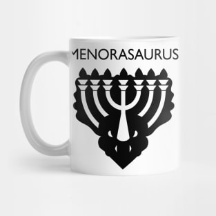 Menorasaurus Funny Hanukkah Joke Mug